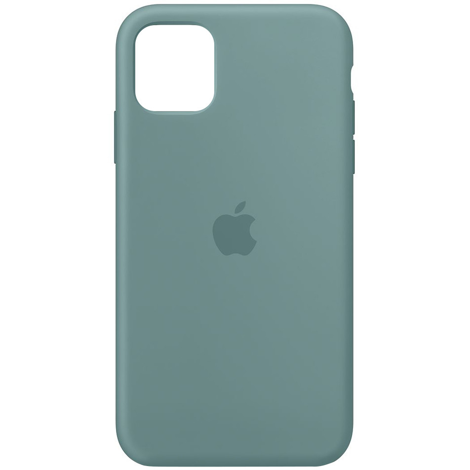 Silicone Case Full Protective (AA) для iPhone 12 Mini (Cactus)-0